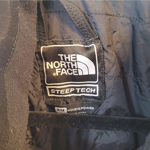 The North Face Women's Black And White Steep Tech Zip Up Belted Jacket Size M - Picture 3 of 9
